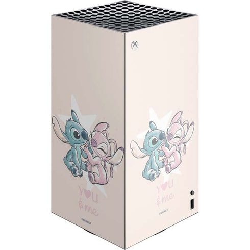 Disney Lilo and Stitch Stitch and Angel XBox Series X Digital Edition Console Skin